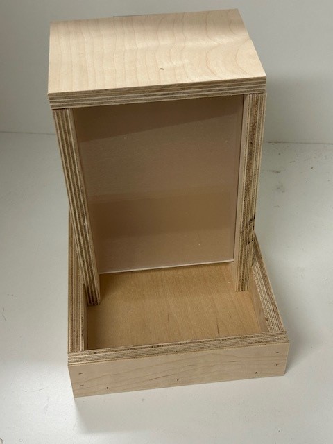 Ply Small Hopper with acrylic front Ply Small Hopper with acrylic front